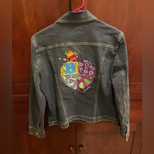Brighton Jean Jacket Size Medium EUC